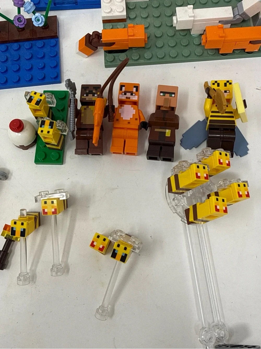 LEGO Green and Orange Minecraft Inspired Build Set